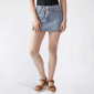 Juniors No Comment Drawstring Skort w/ Grommets - image 1