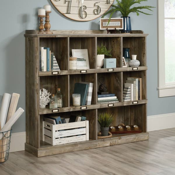 Sauder Granite Trace Collection Cubby Bookcase