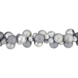 Northlight Seasonal 6ft. Shatterproof Silver Christmas Garland