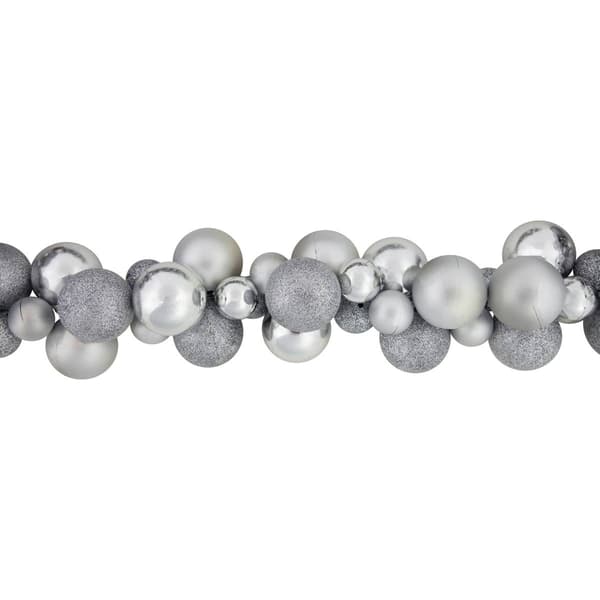 Northlight Seasonal 6ft. Shatterproof Silver Christmas Garland