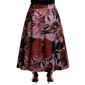 Plus Size 24/7 Comfort Apparel Fall Floral Maxi Skirt - image 3