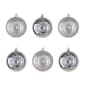 National Tree 6pc. Silver Shatterproof Ornament Balls - image 1