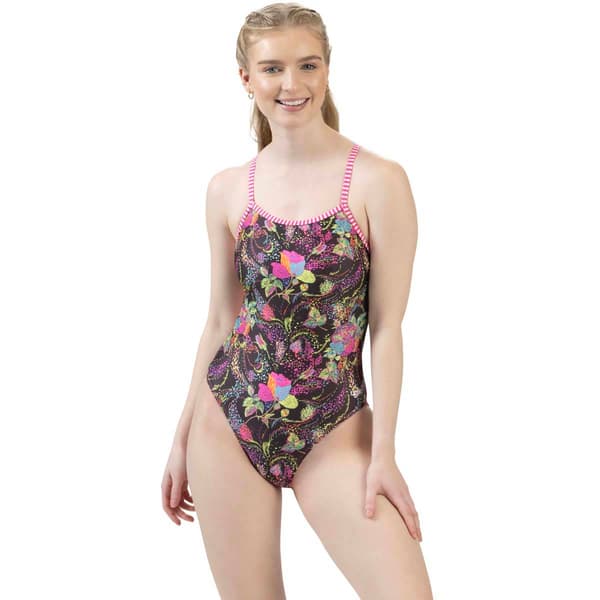 Womens Dolfin(R) Uglies Tapestry String Back One Piece Swimsuit - image 