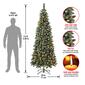 National Tree 7.5ft.Oakley Hills Snow Slim Pre-Lit Christmas Tree - image 4