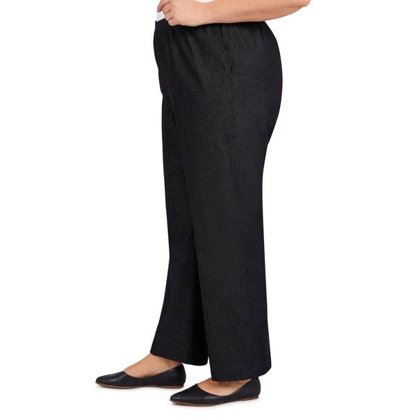 Plus Size Alfred Dunner Classics Black Denim Pants - Average