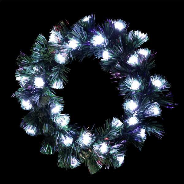 Northlight Color Changing Globe Lights Christmas Wreath