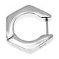 Mens Lynx Stainless Steel Stud Hoop Earring - image 2