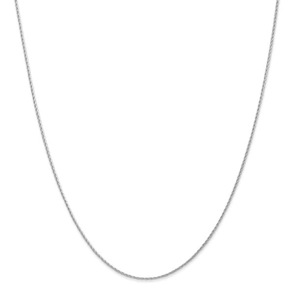Gold Classics&#40;tm&#41; 1.0mm. White Baby Parisian Wheat Necklace - image 