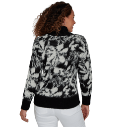 Womens Hearts of Palm Wrapped in Rubies Pearl Embellished Sweater