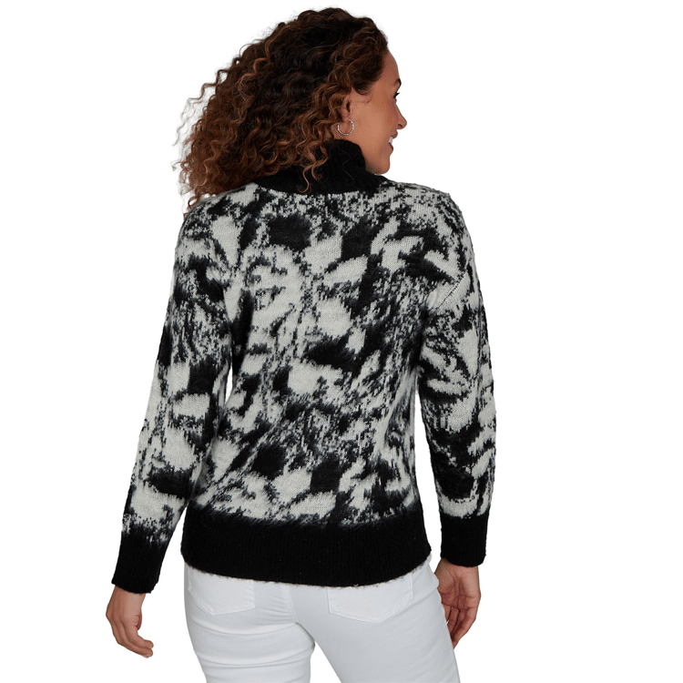 Womens Hearts of Palm Wrapped in Rubies Pearl Embellished Sweater