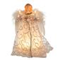 Kurt Adler UL 10-Light 9-Inch White/Silver Angel Treetop - image 1