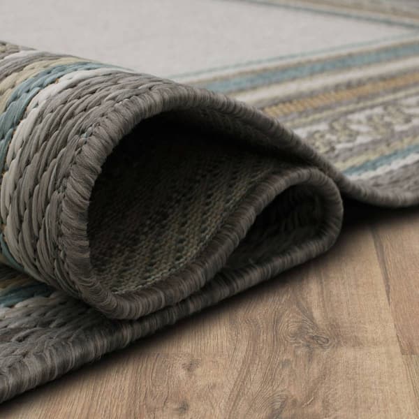 Mohawk Home Panama Light Grey Area Rug - 4' x 5' 6"