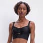 Womens Cupshe Solid Cinched Front Cropped Tankini Swim Top - image 1