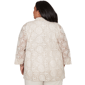 Plus Size Alfred Dunner Natural Wonder Sequin Two In One Blouse - image 2