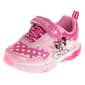 Little Girls Disney Minnie Mouse Pink Light-Up Fashion Sneakers - image 1