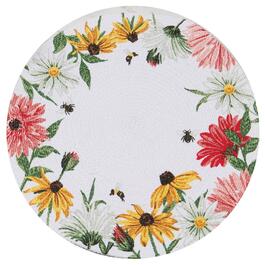 Kay Dee Designs Floral Buzz Round Braided Placemat