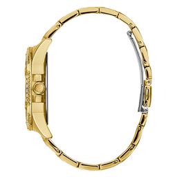 Womens Guess Gold-Tone Crystal Accented Watch - U1156L2