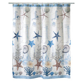 Avanti Antigua Fabric Shower Curtain - 70x72