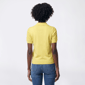 Womens Nautica Short Sleeve Pointelle Solid Polo Sweater - image 4