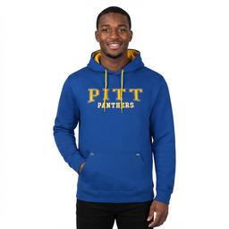 Mens Colosseum(tm) Athletics PITT Pullover Hooded Sweatshirt