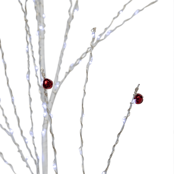 Northlight Cool White Pre-Lit Christmas Garland with Jingle Bells