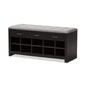 Baxton Studio Fabric Upholstered Entryway Bench - image 4