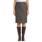 Womens Nicole Miller Tweed Texture Sequin Boucle Midi Skirt - image 1