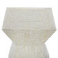 9th & Pike&#174; Beige Mussel Shells And Wood Accent Table - image 3