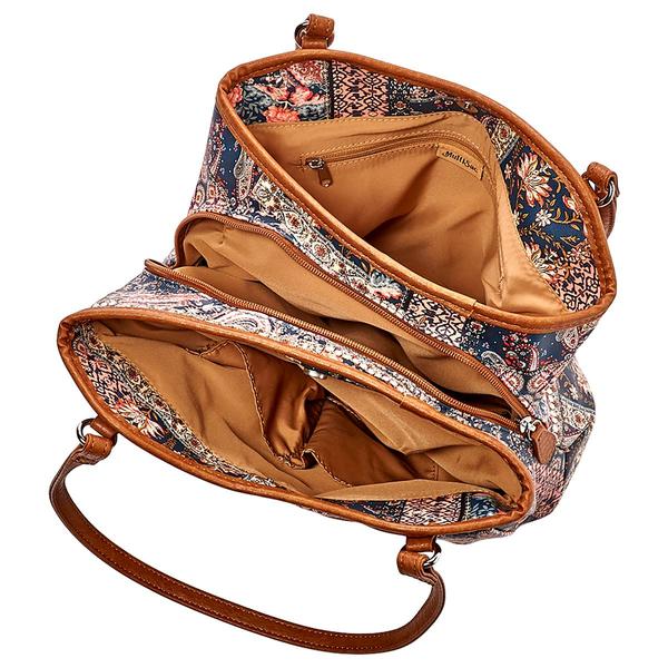MultiSac Oakland Java Patchwork 4 Poster Shoulder Bag