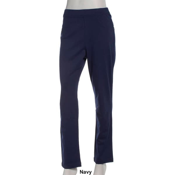 Womens da-sh Faux Pocket Pull Ponte Pants