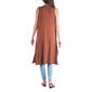 Womens 24/7 Comfort Apparel Long Cardigan Vest with Side Slit - image 3