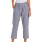 Womens Briggs Pull On Elastic Waist Stripe Pocket Capris - image 1