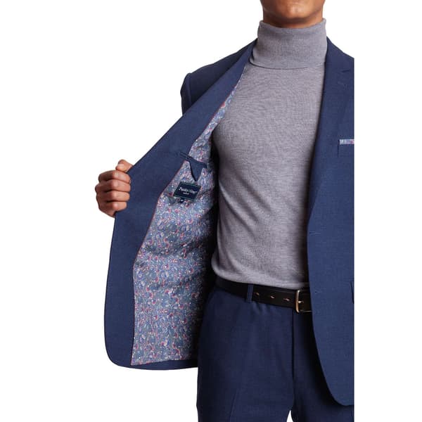 Mens Paisley & Gray&#174; Notched Flannel Jacket - Navy
