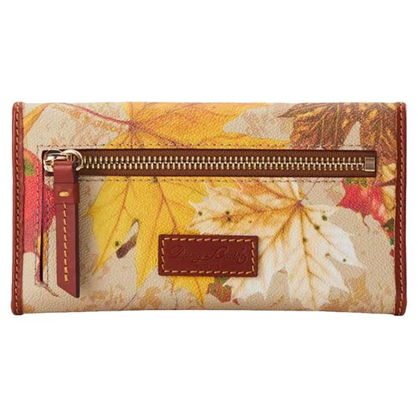 Womens Dooney & Bourke Maple Leaf Continental Wallet - Sand