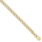 Gold Classics&#40;tm&#41; 10kt. Gold 3.35mm 7in. Link Chain Bracelet - image 1