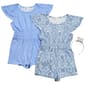 Girls (7-12) BTween® 2pk. Ruffle Sleeve Floral & Dot Rompers - image 2