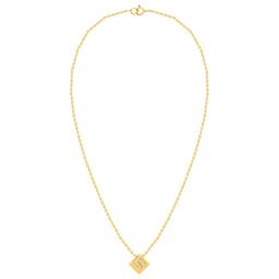 Nova Star® Gold Plated Sterling Silver Lab Grown Diamond Pendant