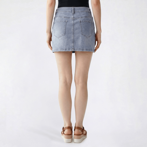 Juniors No Comment Drawstring Skort w/ Grommets