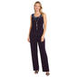 Petite R&M Richards 3/4 Sleeve Floral Jacket Solid Pant Set - image 3