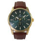 Mens Caribbean Joe Gold-Tone Green Dial Watch - CJ7129GD - image 1