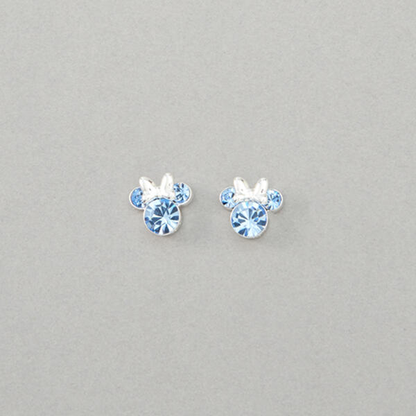 Disney Minnie Mouse December Birthstone Stud Earrings - image 