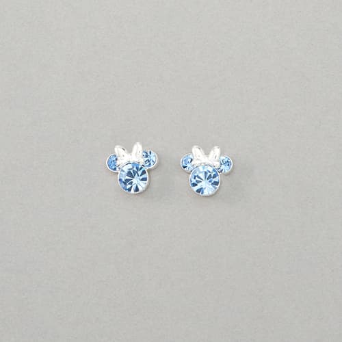 Disney Minnie Mouse December Birthstone Stud Earrings - image 