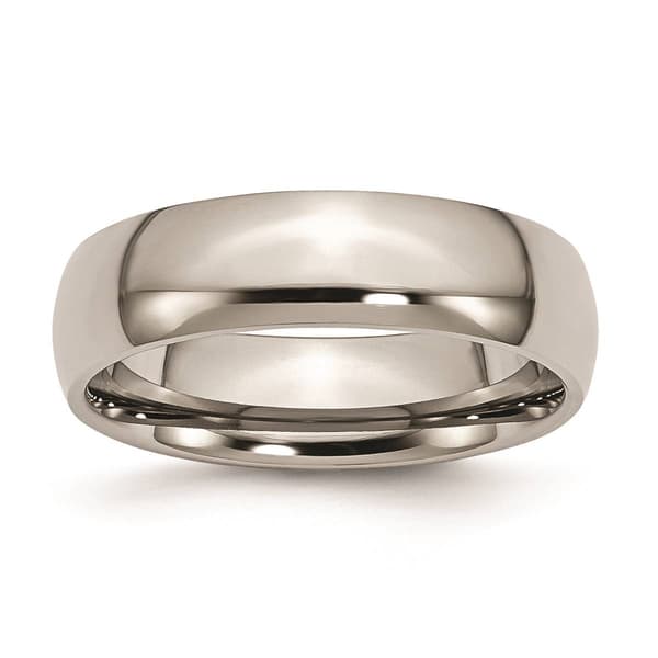 Mens Endless Affection(tm) Highly Polished 5mm Wedding Band - image 