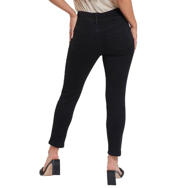 Petite Royalty Basic Three Button High Rise Skinny Jeans