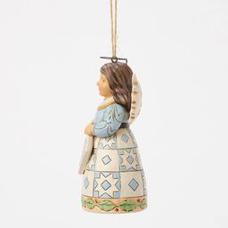 Jim Shore Quilt Angel Hanging Christmas Ornament