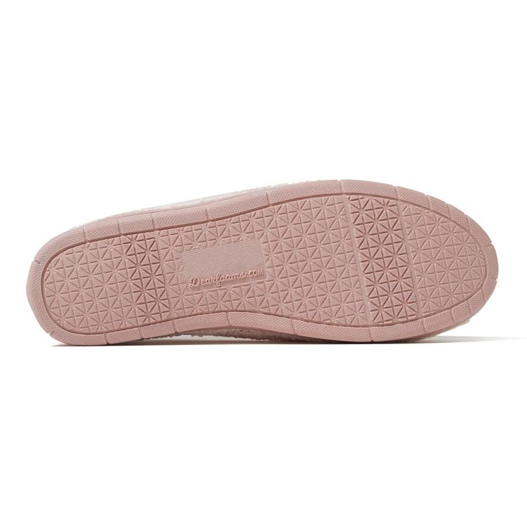 Womens Dearfoams Rachel Marled Chenille Closed Back Slippers