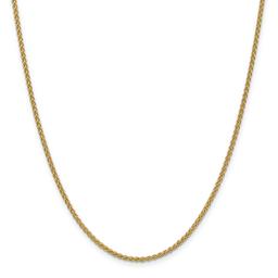 Gold Classics(tm) 2.00mm. 14k Gold Spiga Chain Necklace