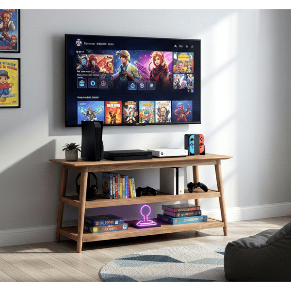 Fairway Avenue Home™ Solid Acacia TV Console