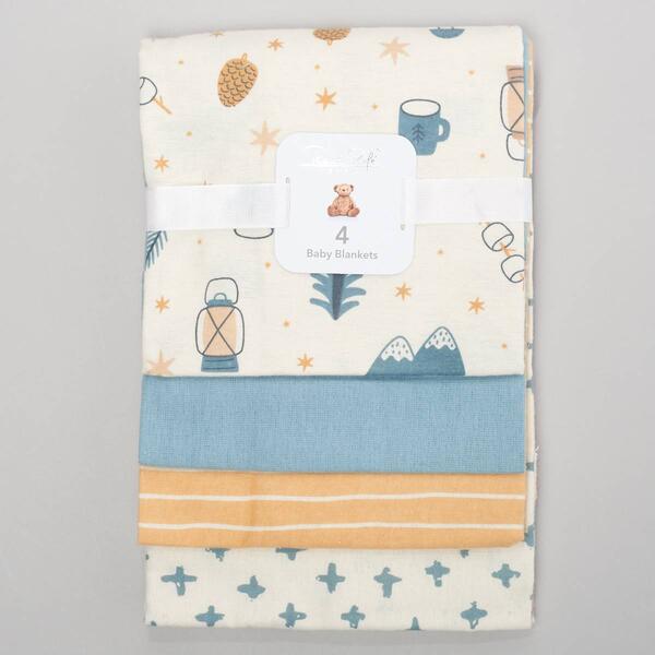 Rene Rofe&#40;R&#41; 4pk. Camping Flannel Blankets - image 