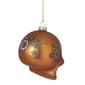 Northlight Seasonal 4in. Day of the Dead Glass Skull Ornament - image 4